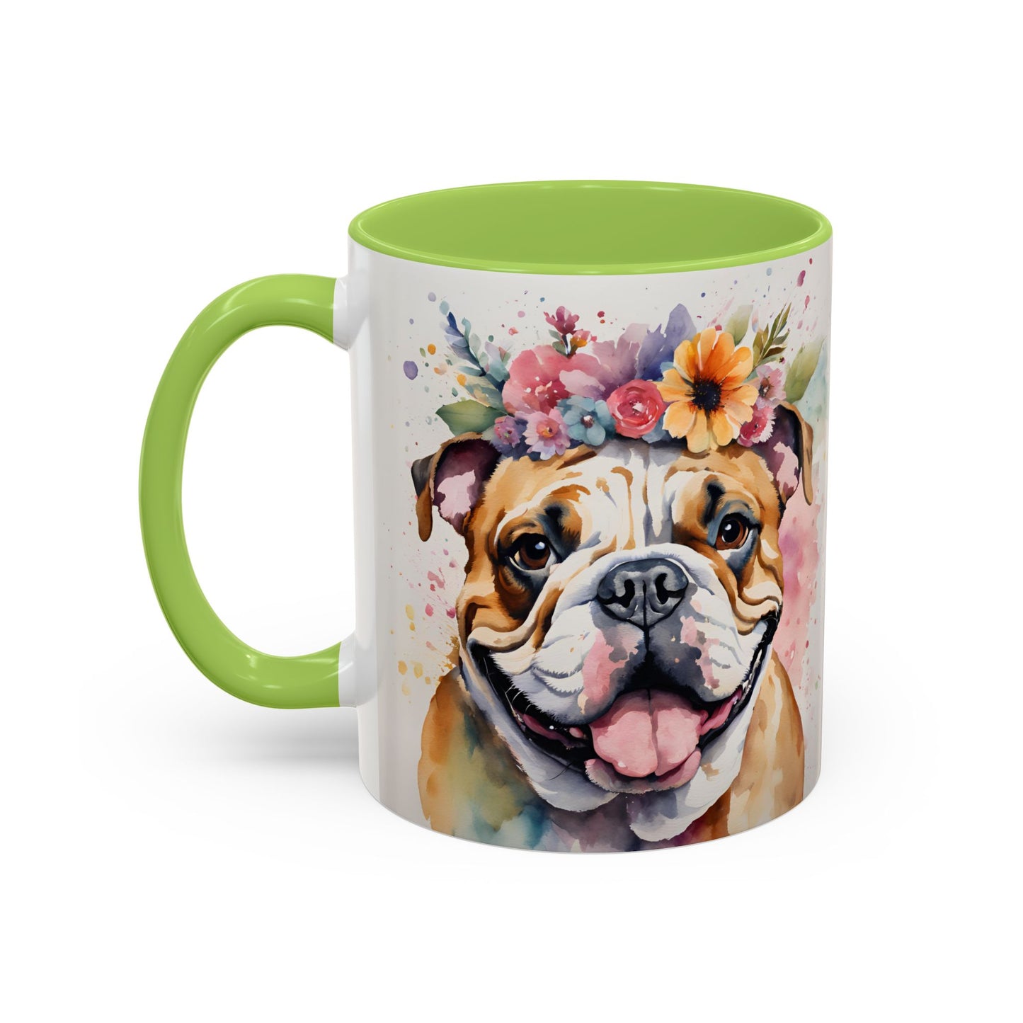 British Bulldog 03 Accent Coffee Mug - Dog Lover Gift