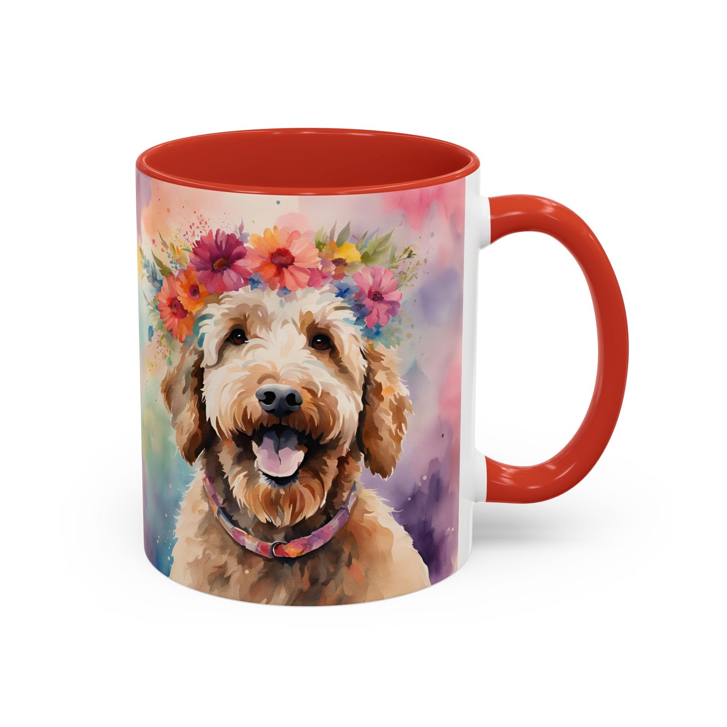 Labradoodle 04 Accent Coffee Mug - Dog Lover Gift