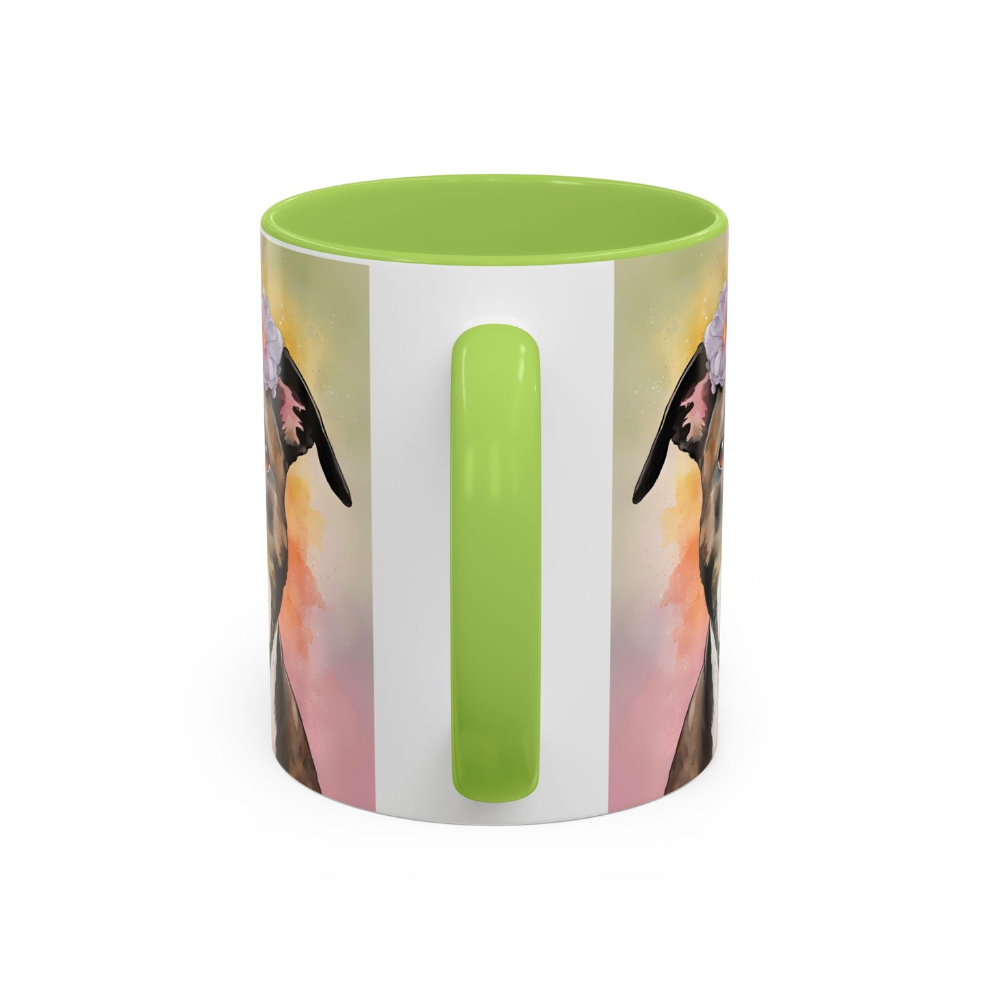 Staffordshire Bull Terrier 01 Accent Coffee Mug - Dog Lover Gift