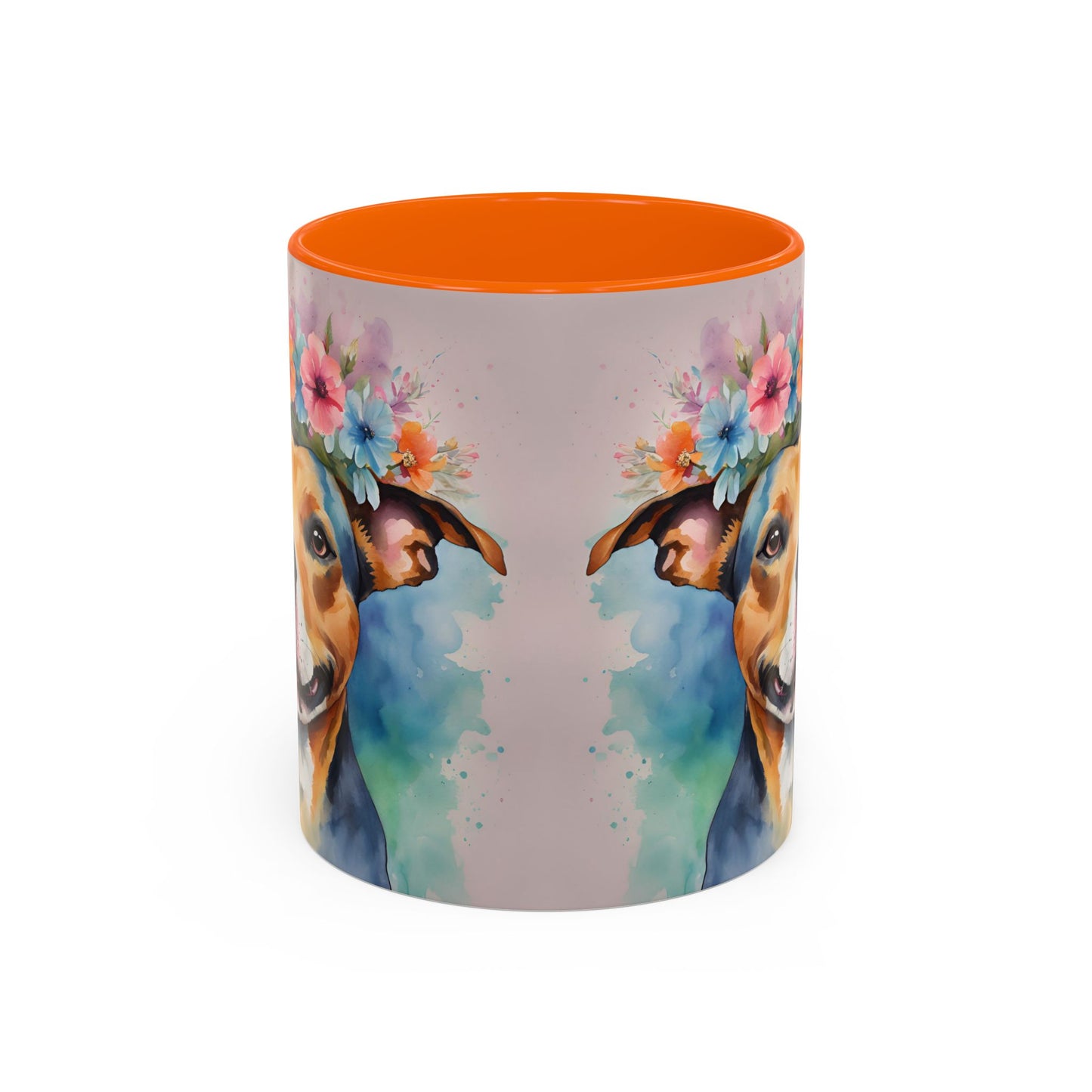 Staffordshire Bull Terrier 02 Accent Coffee Mug - Dog Lover Gift