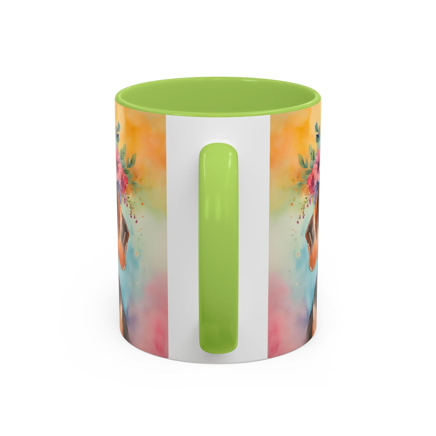 Dachshund 04 Accent Coffee Mug - Dog Lover Gift
