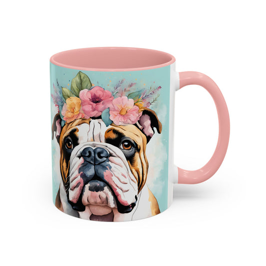British Bulldog 02 Accent Coffee Mug - Dog Lover Gift