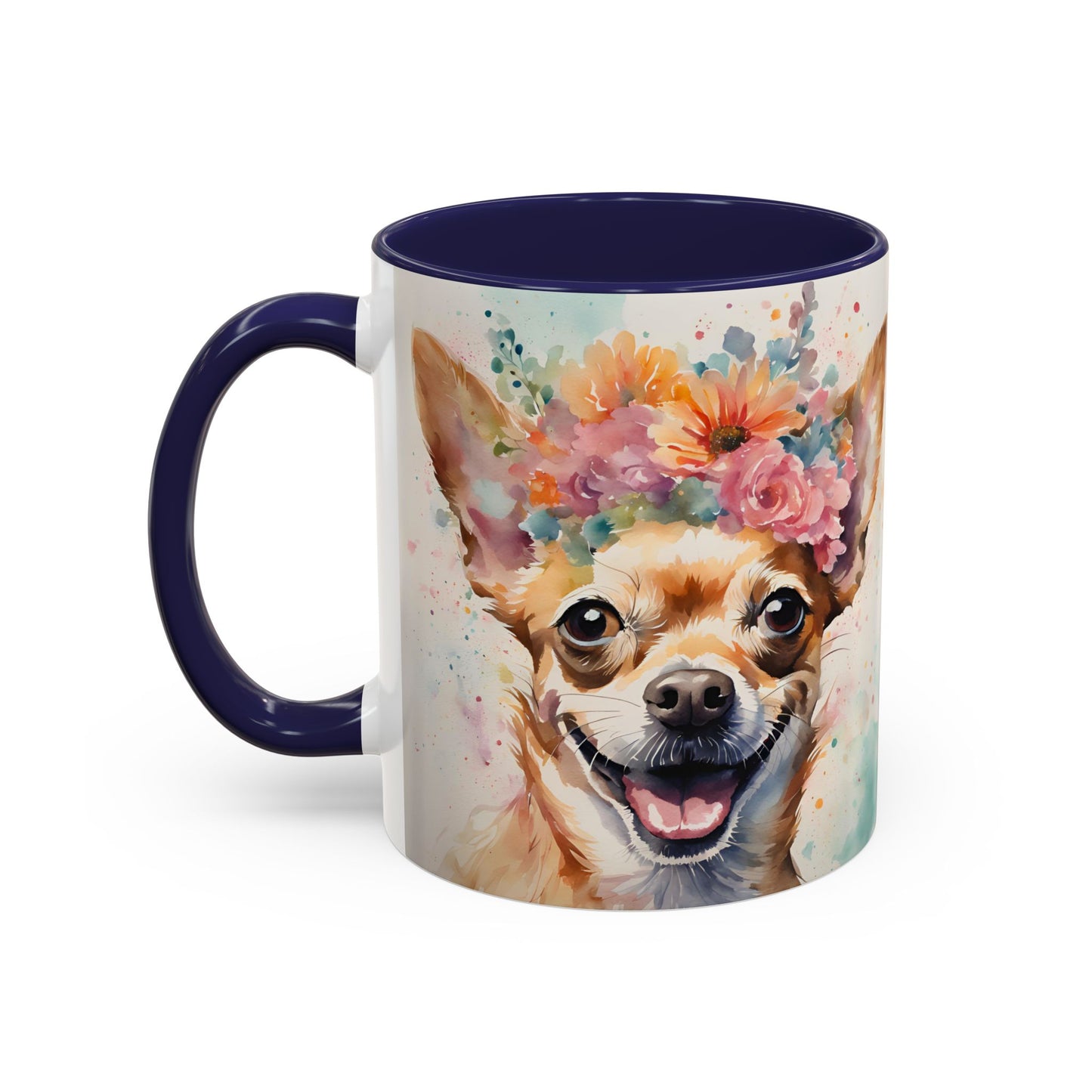 Chihuahua 02 Accent Coffee Mug - Dog Lover Gift