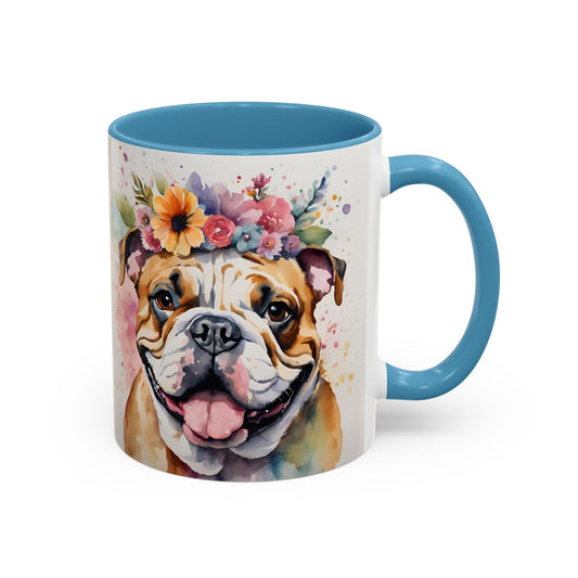 British Bulldog 03 Accent Coffee Mug - Dog Lover Gift