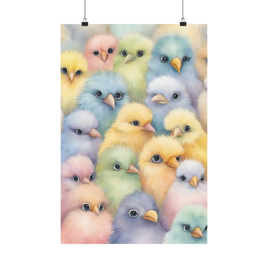 Nursery Birdie Tower 6 Matte Vertical Posters