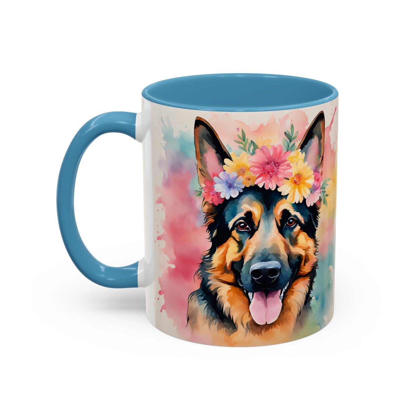 German Shepherd 02 Accent Coffee Mug - Dog Lover Gift