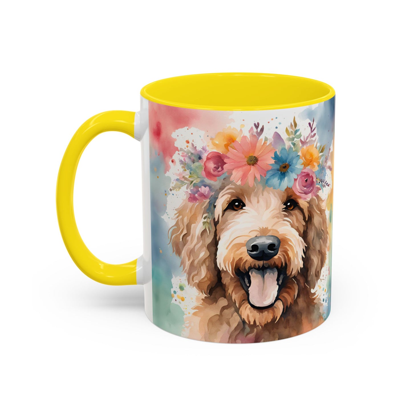 Labradoodle 03 Accent Coffee Mug - Dog Lover Gift