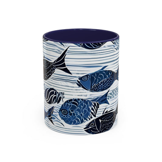 Fish 10 Accent Coffee Mug (11oz)