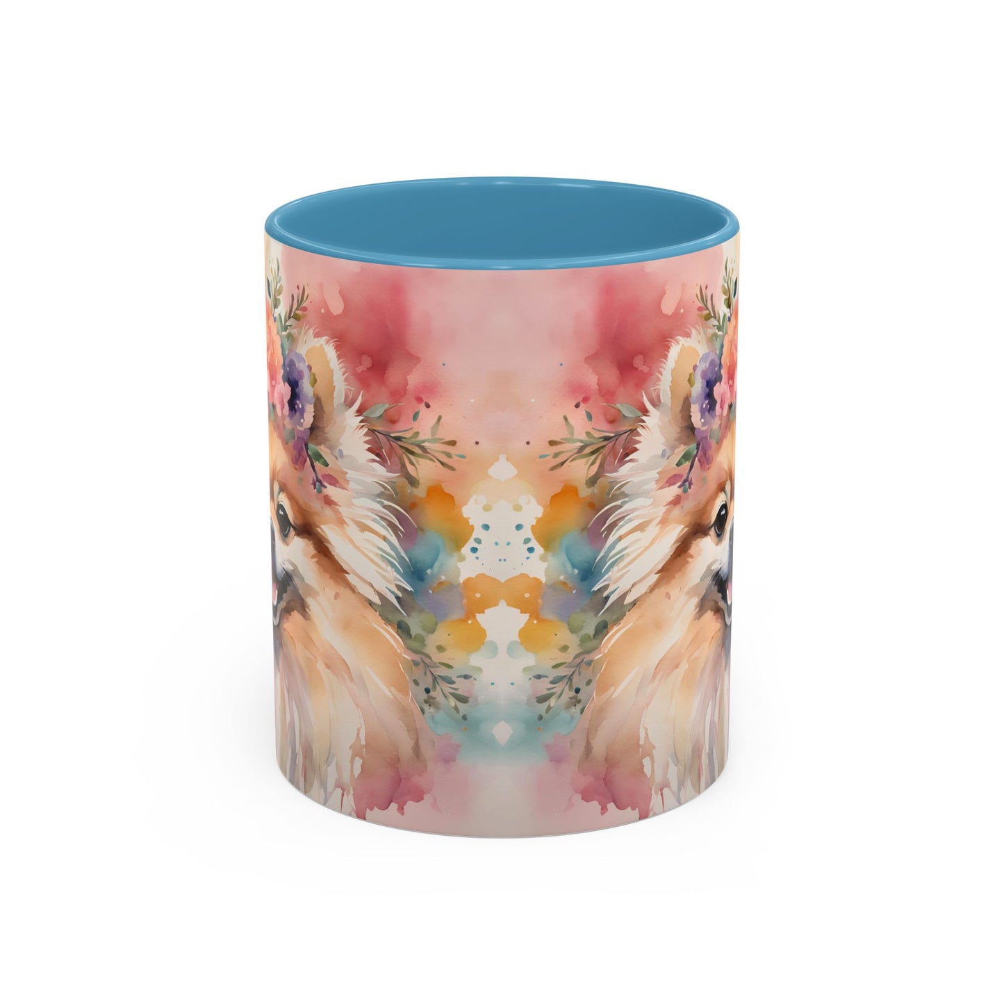 Pomeranian 02 Accent Coffee Mug - Dog Lover Gift