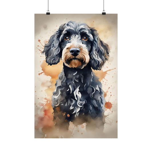 Dogs Cockapoo 01 Matte Vertical Poster