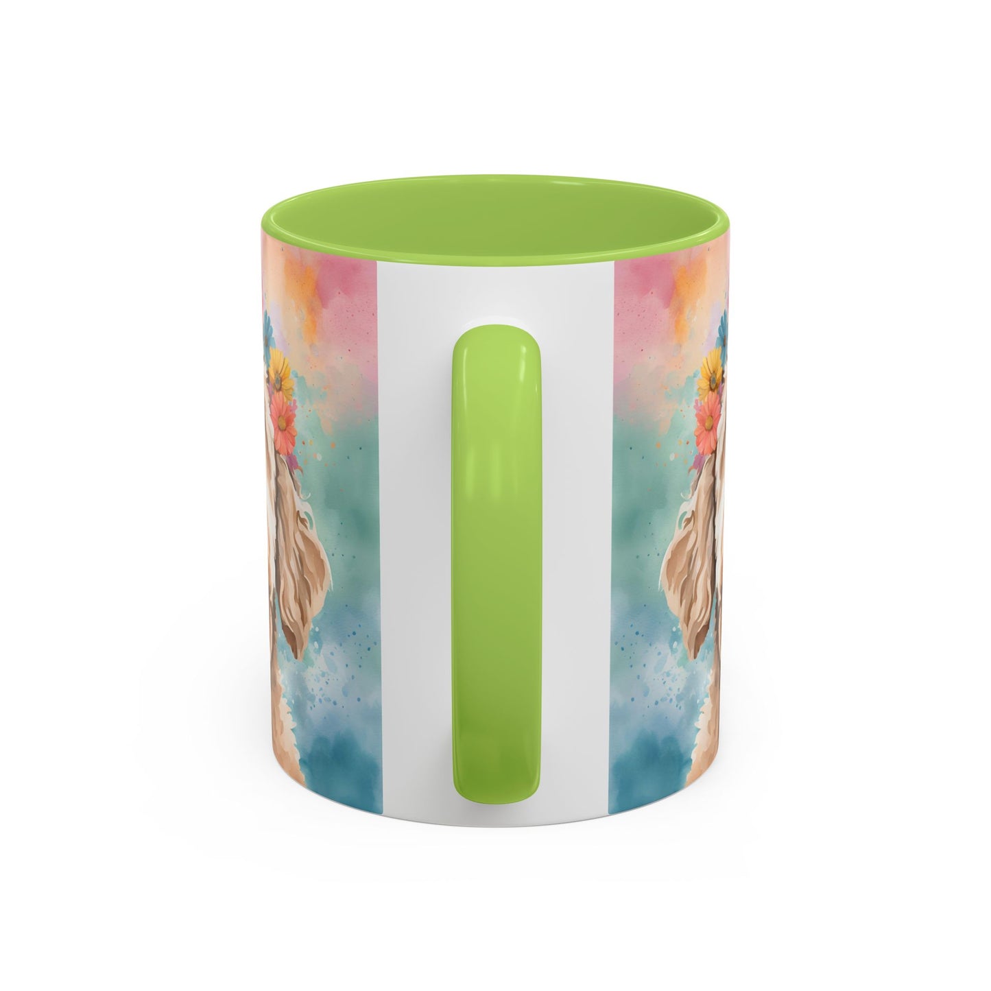 Labradoodle 02 Accent Coffee Mug - Dog Lover Gift