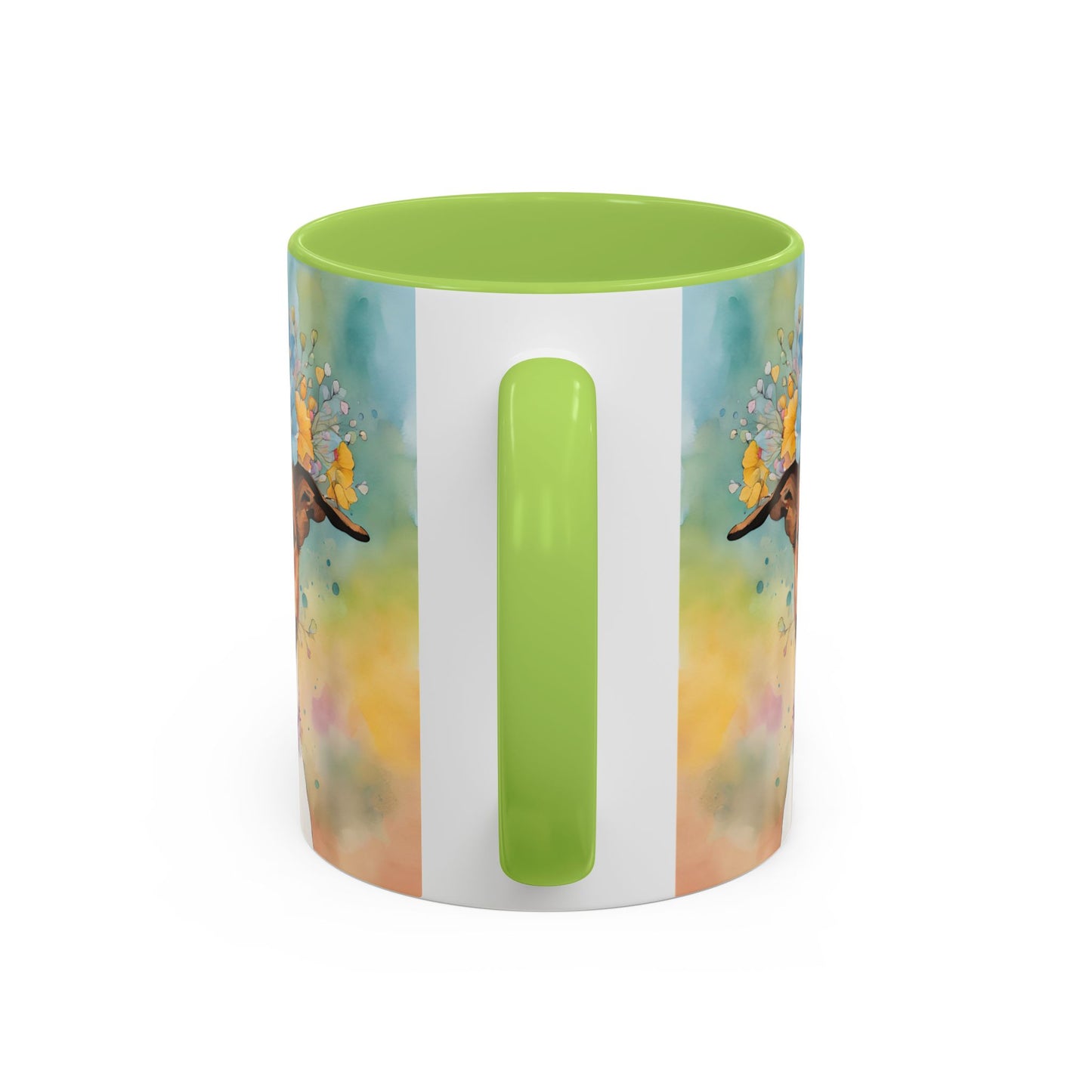Jack Russell 03 Accent Coffee Mug - Dog Lover Gift