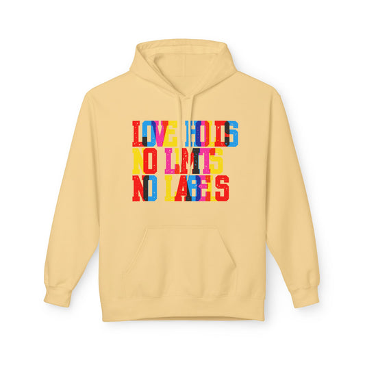 Love Holds No Limits No Labels Unisex Valentines Hoodie
