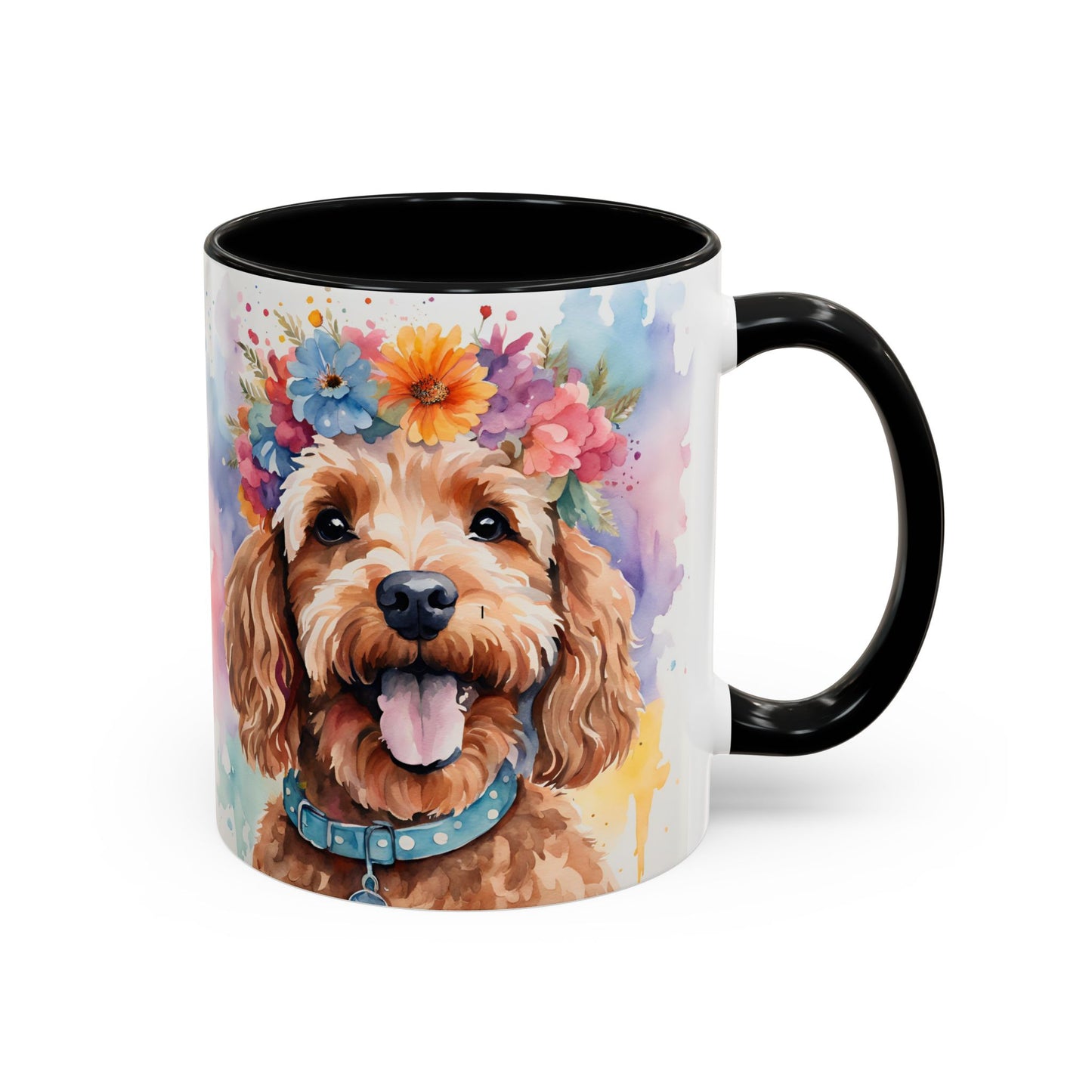 Cockapoo 02 Accent Coffee Mug - Dog Lover Gift
