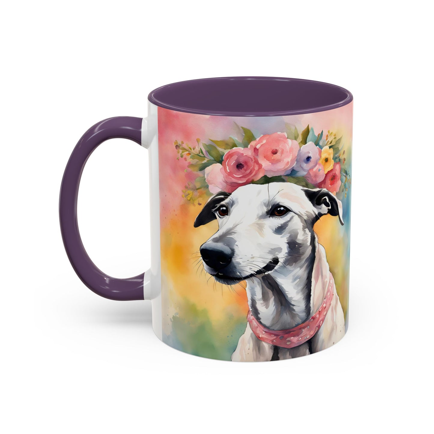 Greyhound 02 Accent Coffee Mug - Dog Lover Gift