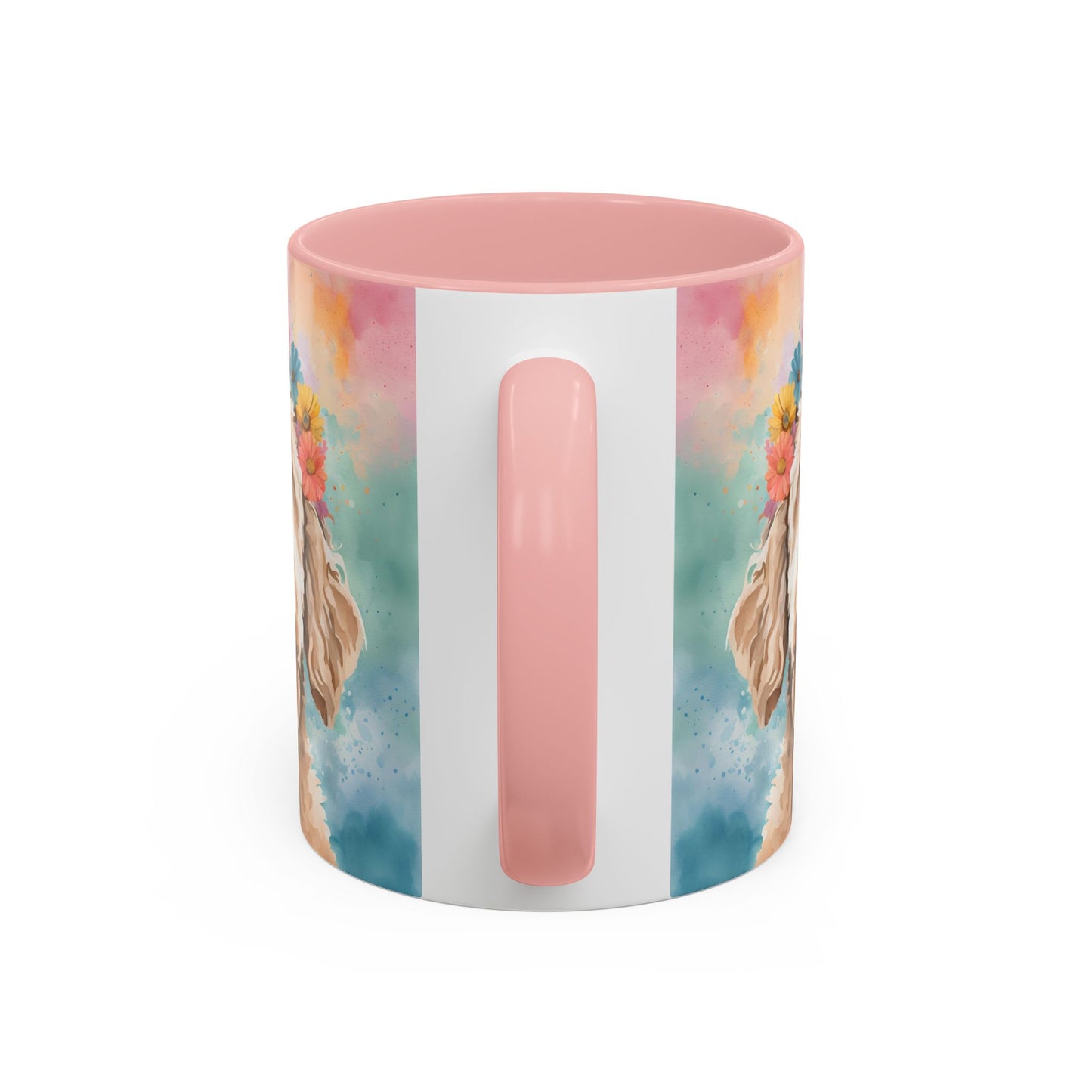 Labradoodle 02 Accent Coffee Mug - Dog Lover Gift