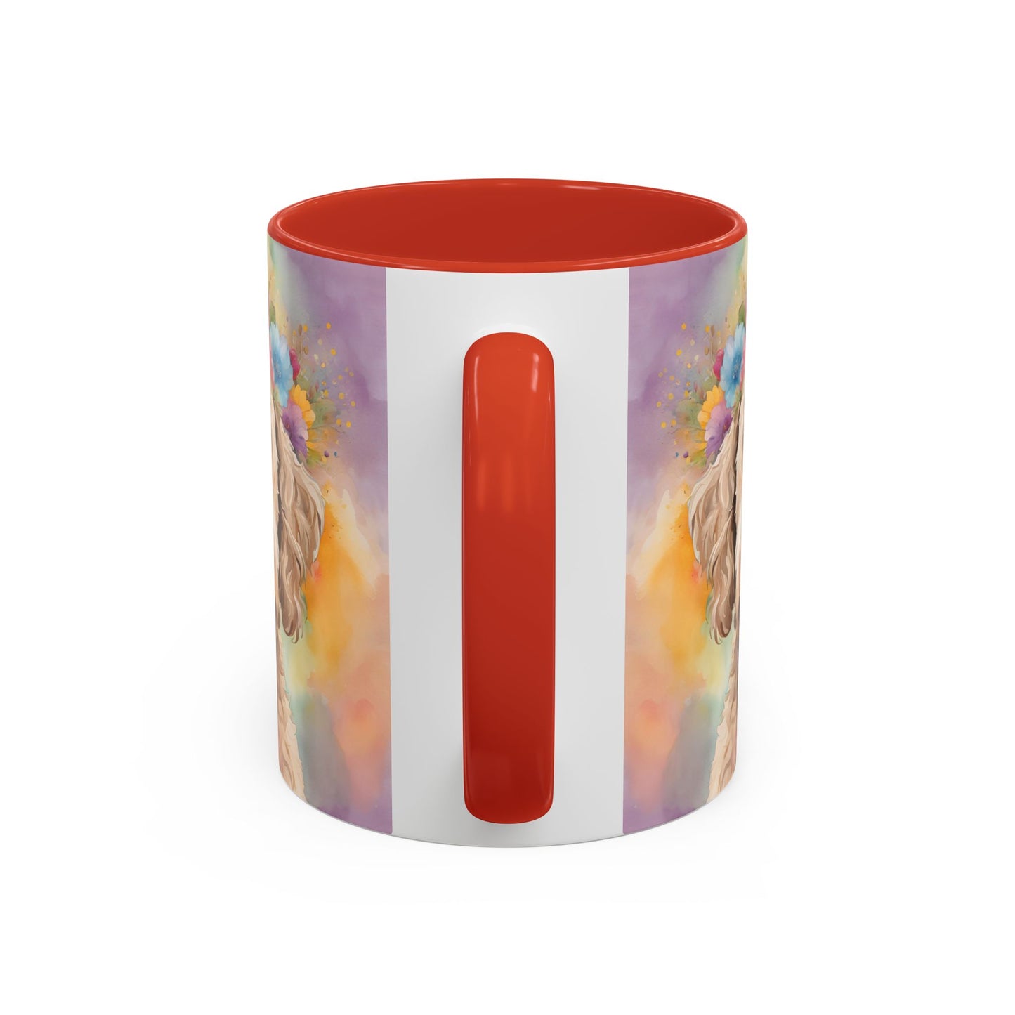 Labradoodle 01 Accent Coffee Mug - Dog Lover Gift