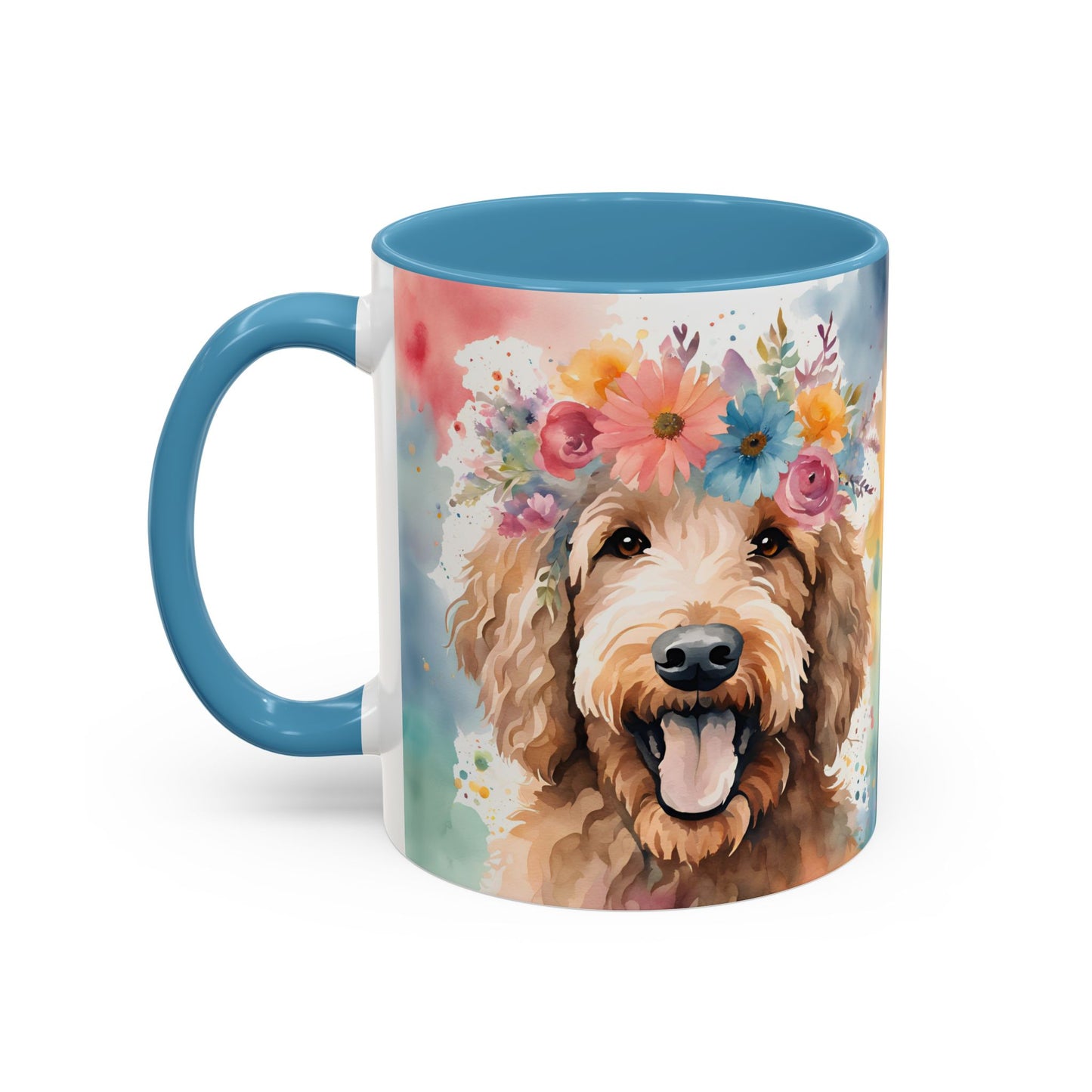 Labradoodle 03 Accent Coffee Mug - Dog Lover Gift
