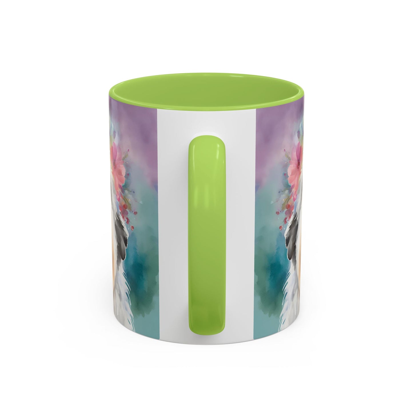 Bearded Collie 04 Accent Coffee Mug - Dog Lover Gift