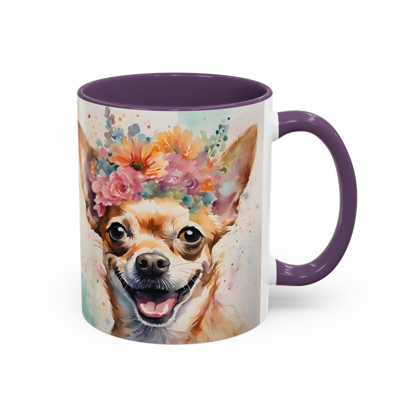 Chihuahua 02 Accent Coffee Mug - Dog Lover Gift