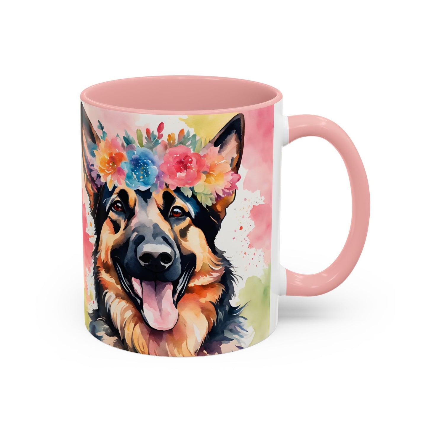 German Shepherd 03 Accent Coffee Mug - Dog Lover Gift