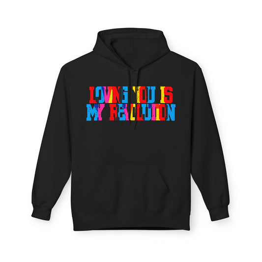Loving You Is My Revolution Unisex Valentines Hoodie