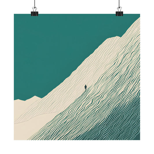 Lone Collection Walker 4 Matte Square Posters