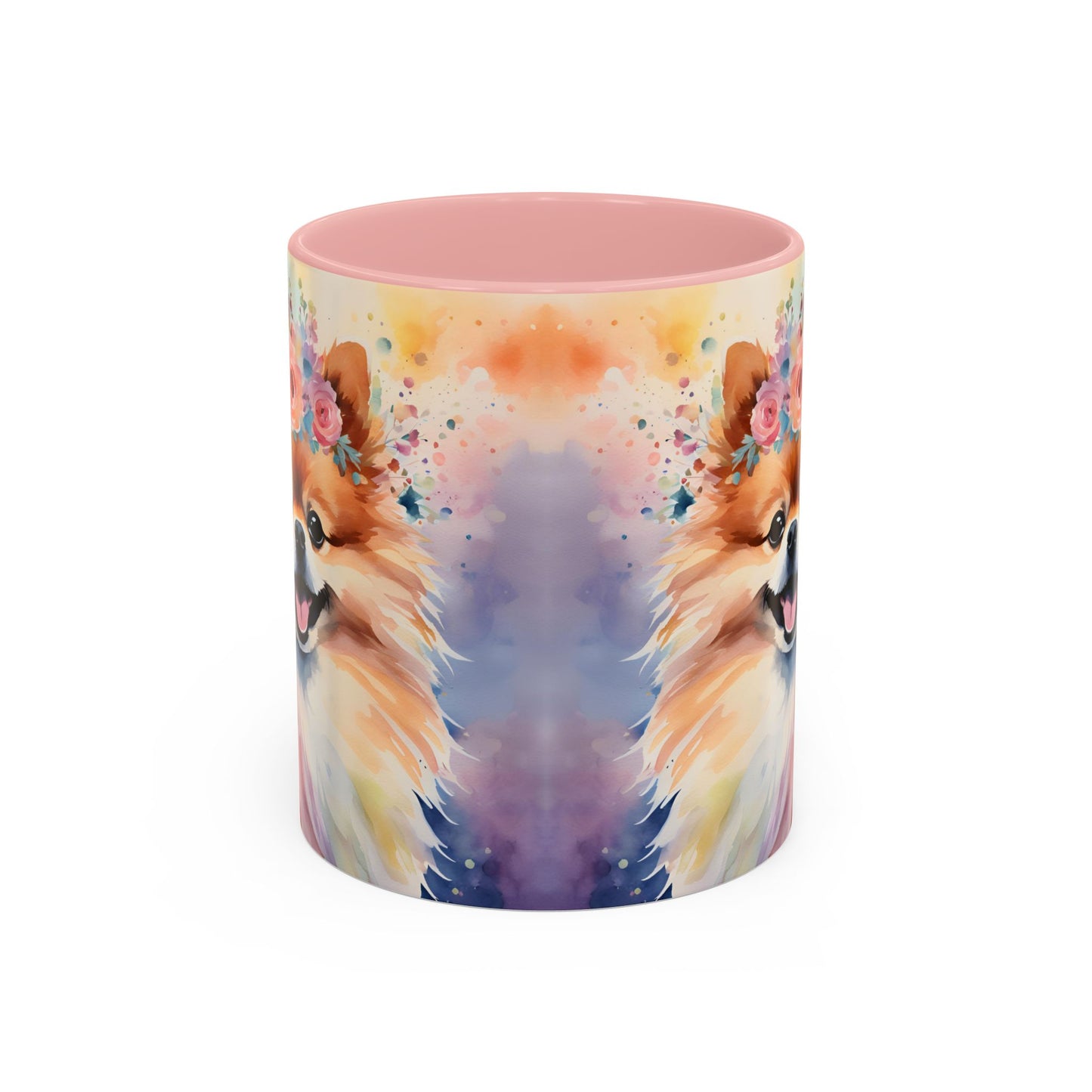Pomeranian 04 Accent Coffee Mug - Dog Lover Gift