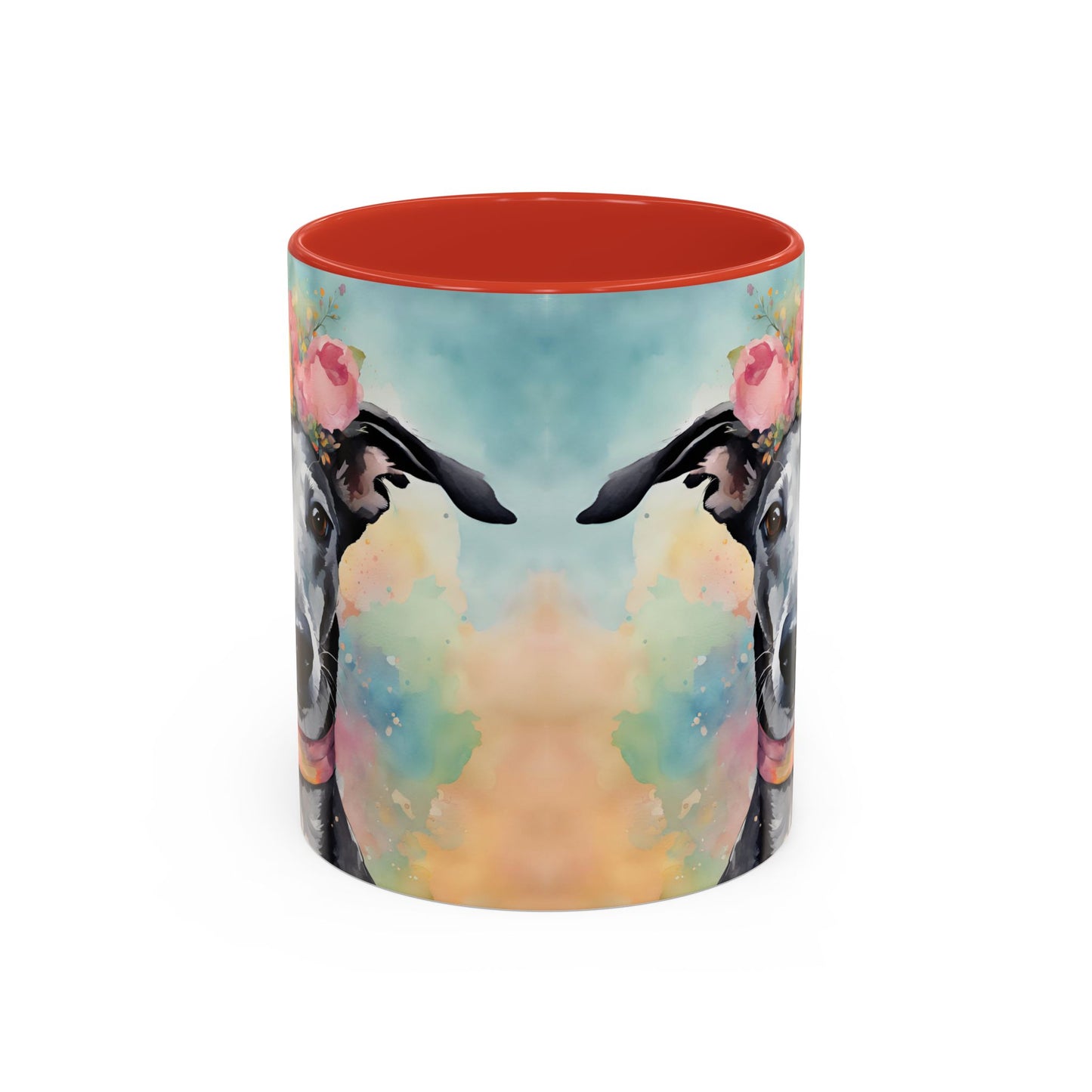 Greyhound 03 Accent Coffee Mug - Dog Lover Gift