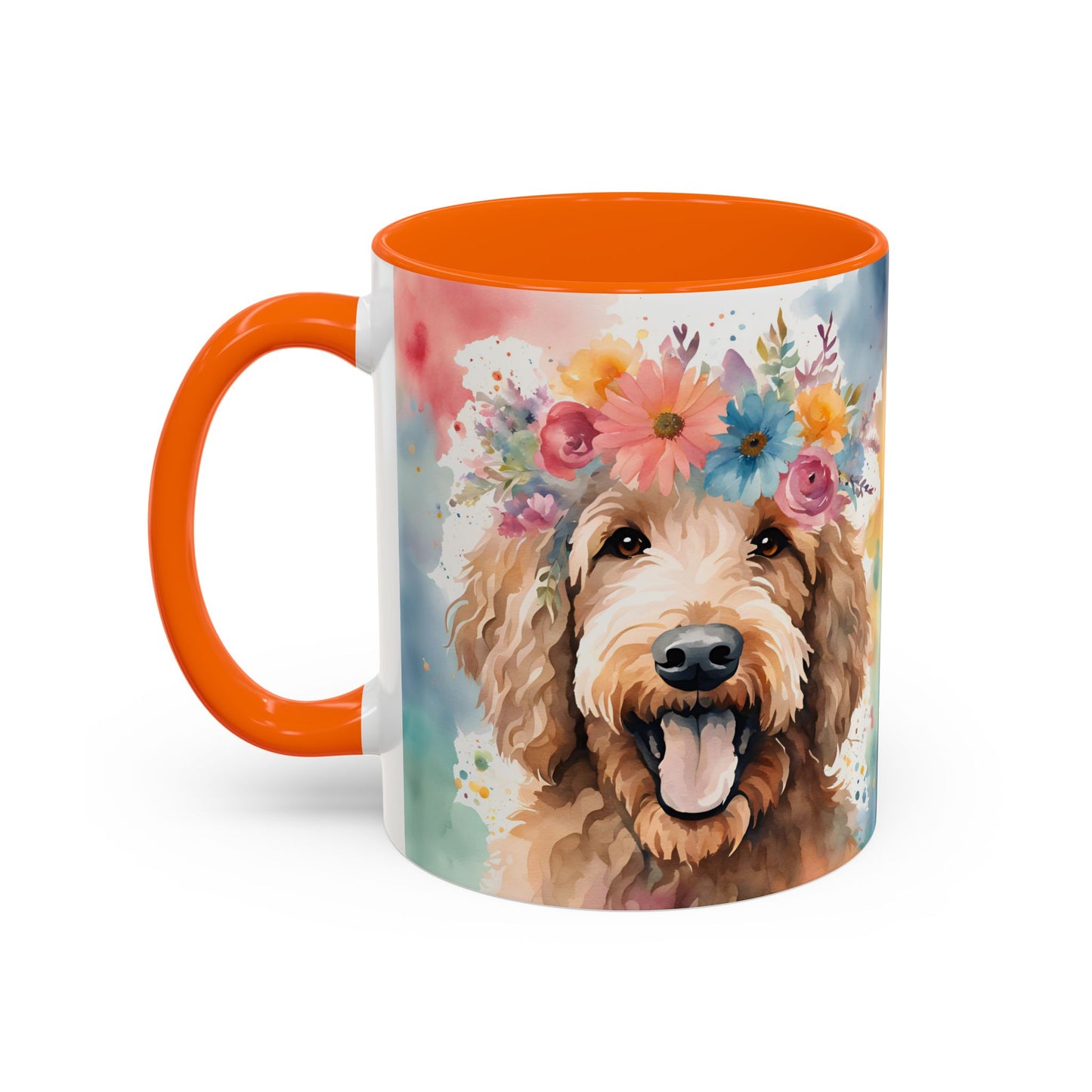 Labradoodle 03 Accent Coffee Mug - Dog Lover Gift