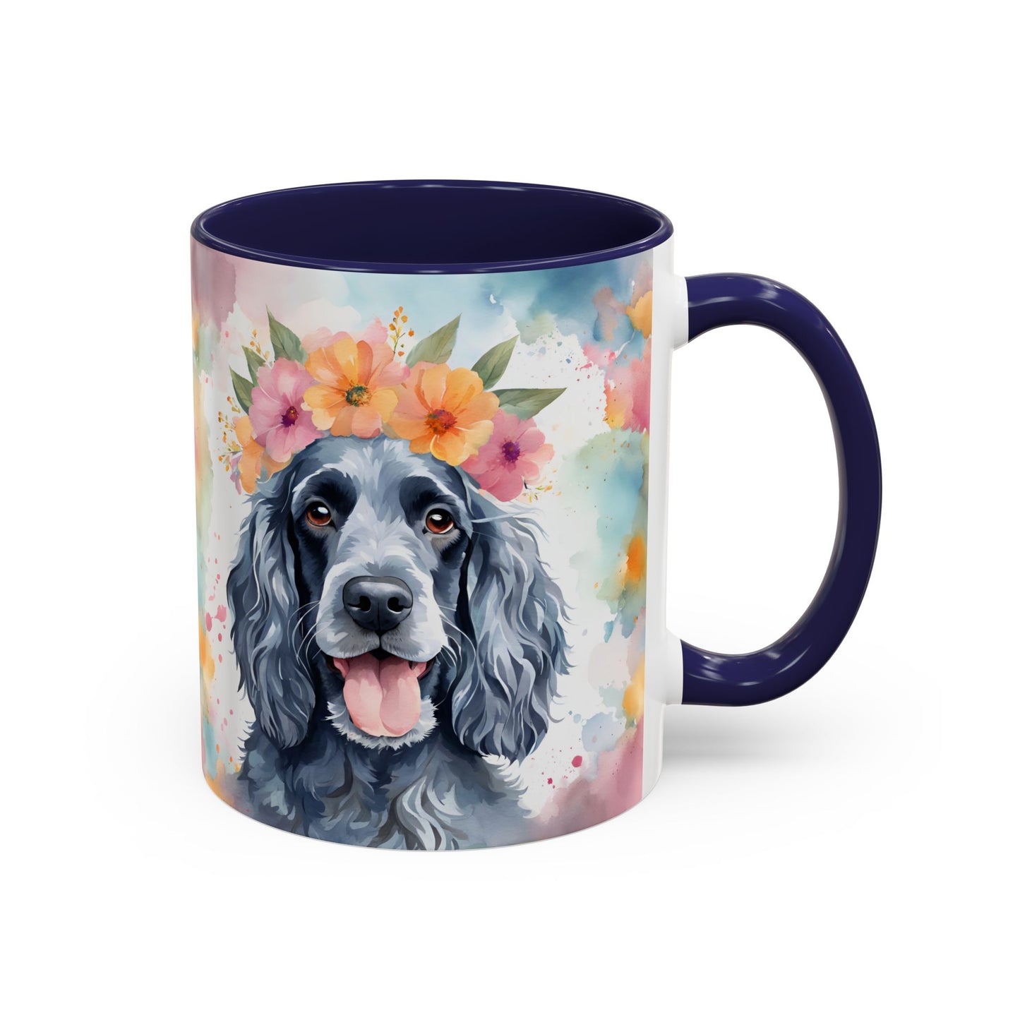 Blue Roan Cocker Spaniel 03 Accent Coffee Mug - Dog Lover Gift