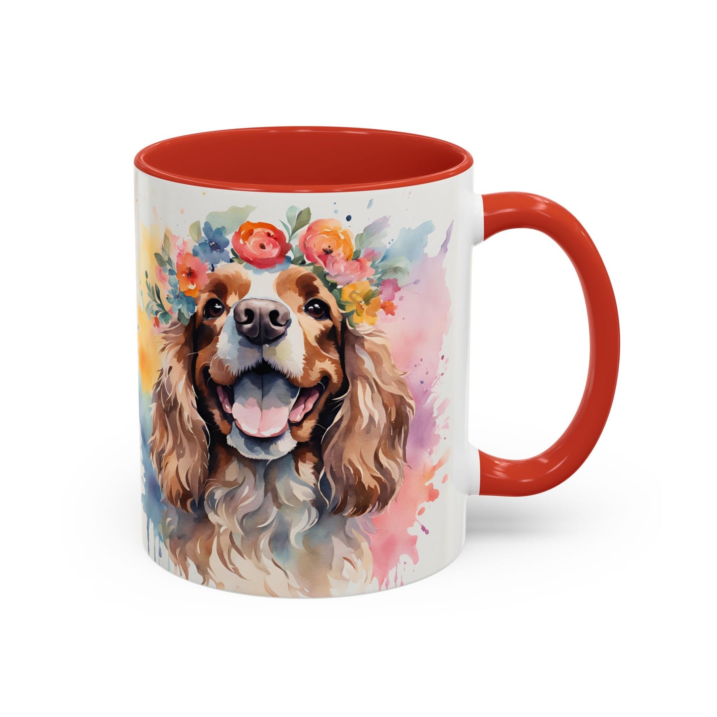Cocker Spaniel 02 Accent Coffee Mug - Dog Lover Gift