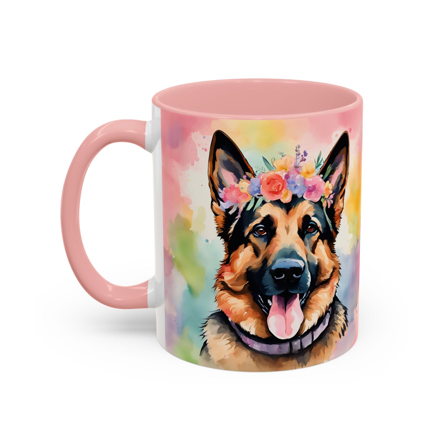German Shepherd 01 Accent Coffee Mug - Dog Lover Gift