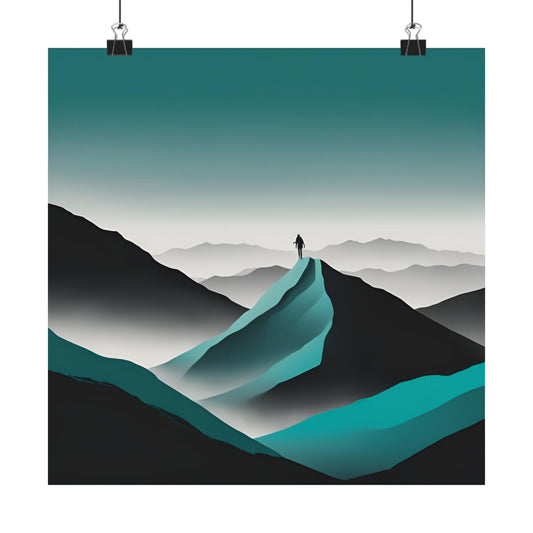 Lone Collection Walker 8 Matte Square Posters