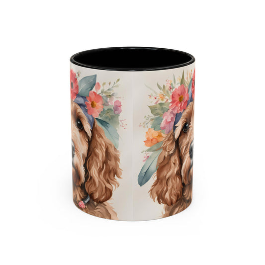 Cocker Spaniel 01 Accent Coffee Mug - Dog Lover Gift