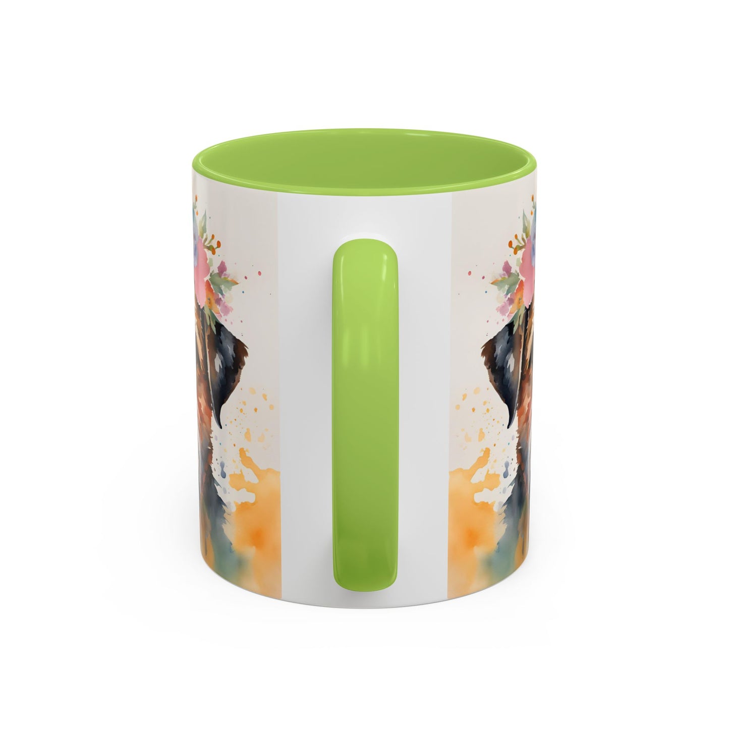 Border Terrier 03 Accent Coffee Mug - Dog Lover Gift