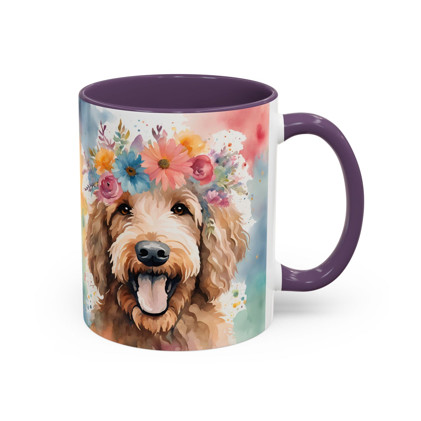 Labradoodle 03 Accent Coffee Mug - Dog Lover Gift