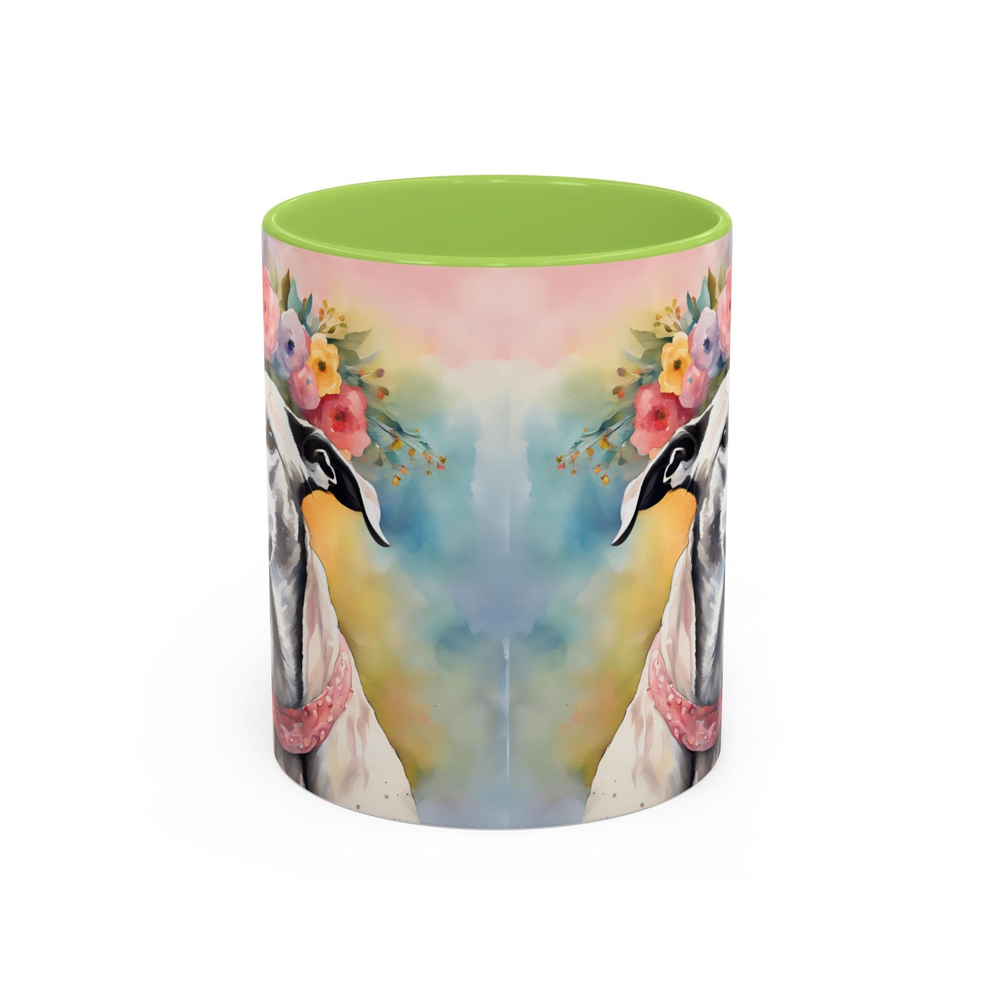 Greyhound 02 Accent Coffee Mug - Dog Lover Gift
