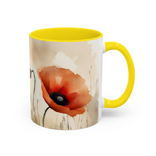 Poppy 4 Accent Mug 11oz
