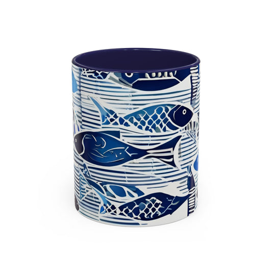 Fish 09 Accent Coffee Mug (11oz)