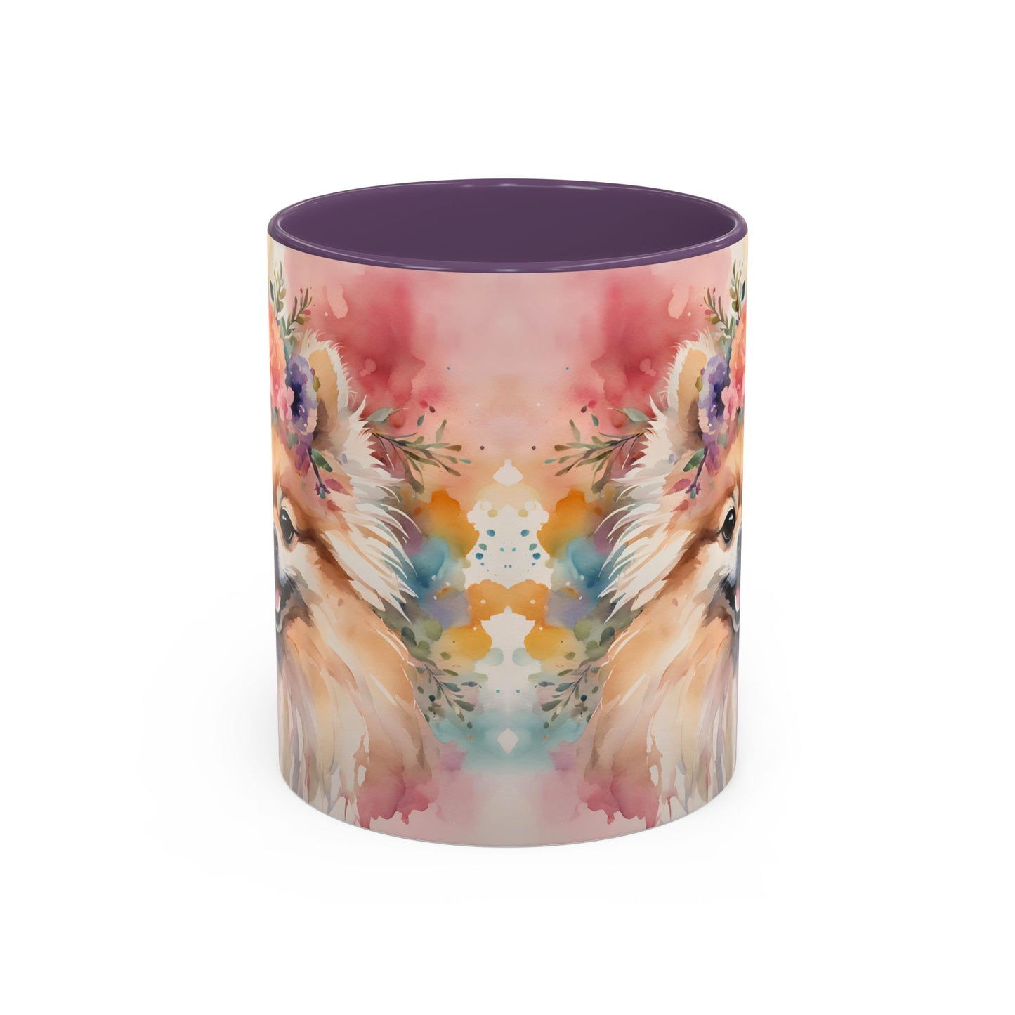 Pomeranian 02 Accent Coffee Mug - Dog Lover Gift