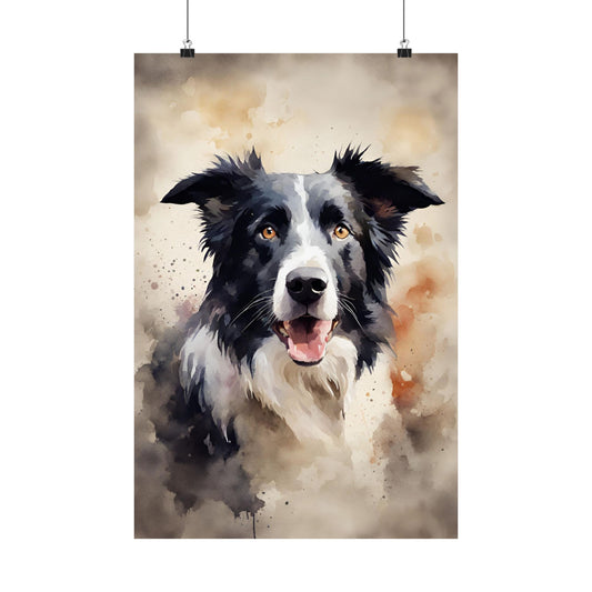 Dogs Sheep Dog 02 Matte Vertical Poster