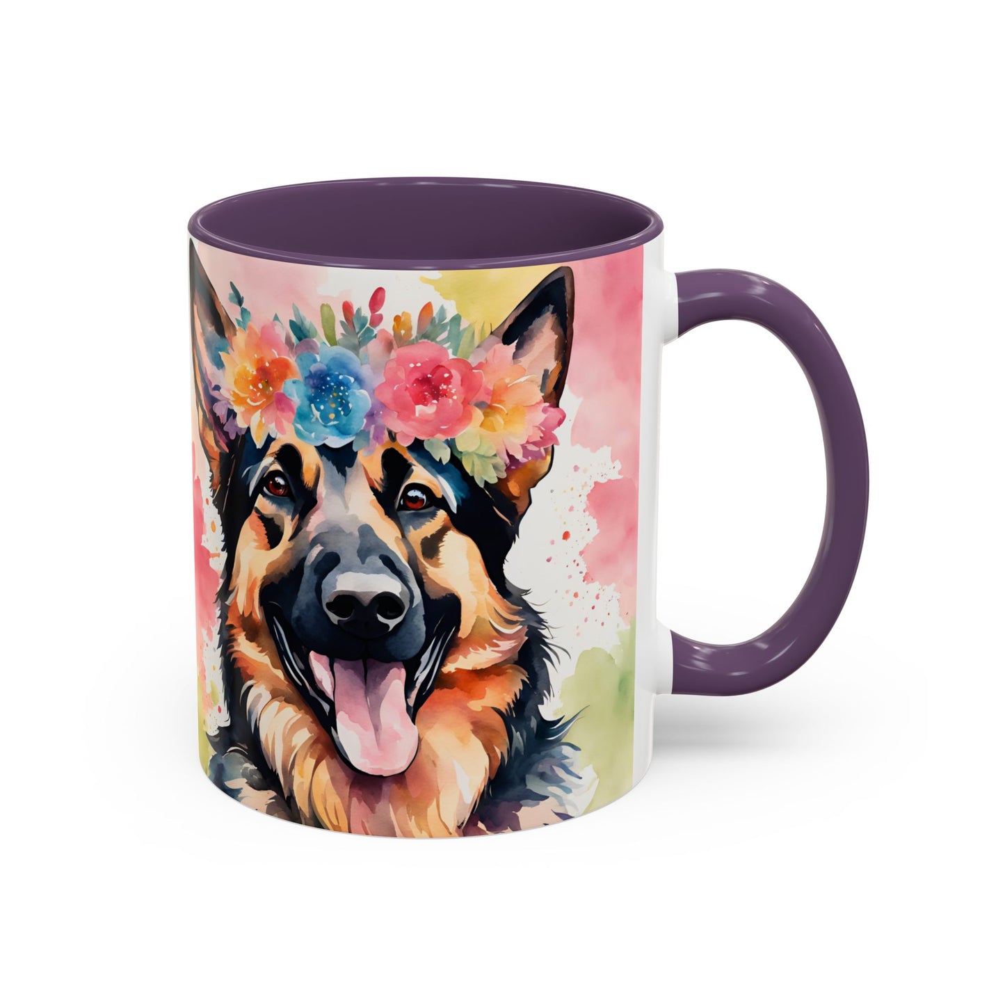 German Shepherd 03 Accent Coffee Mug - Dog Lover Gift