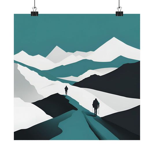 Lone Collection Walker 19 Matte Square Posters