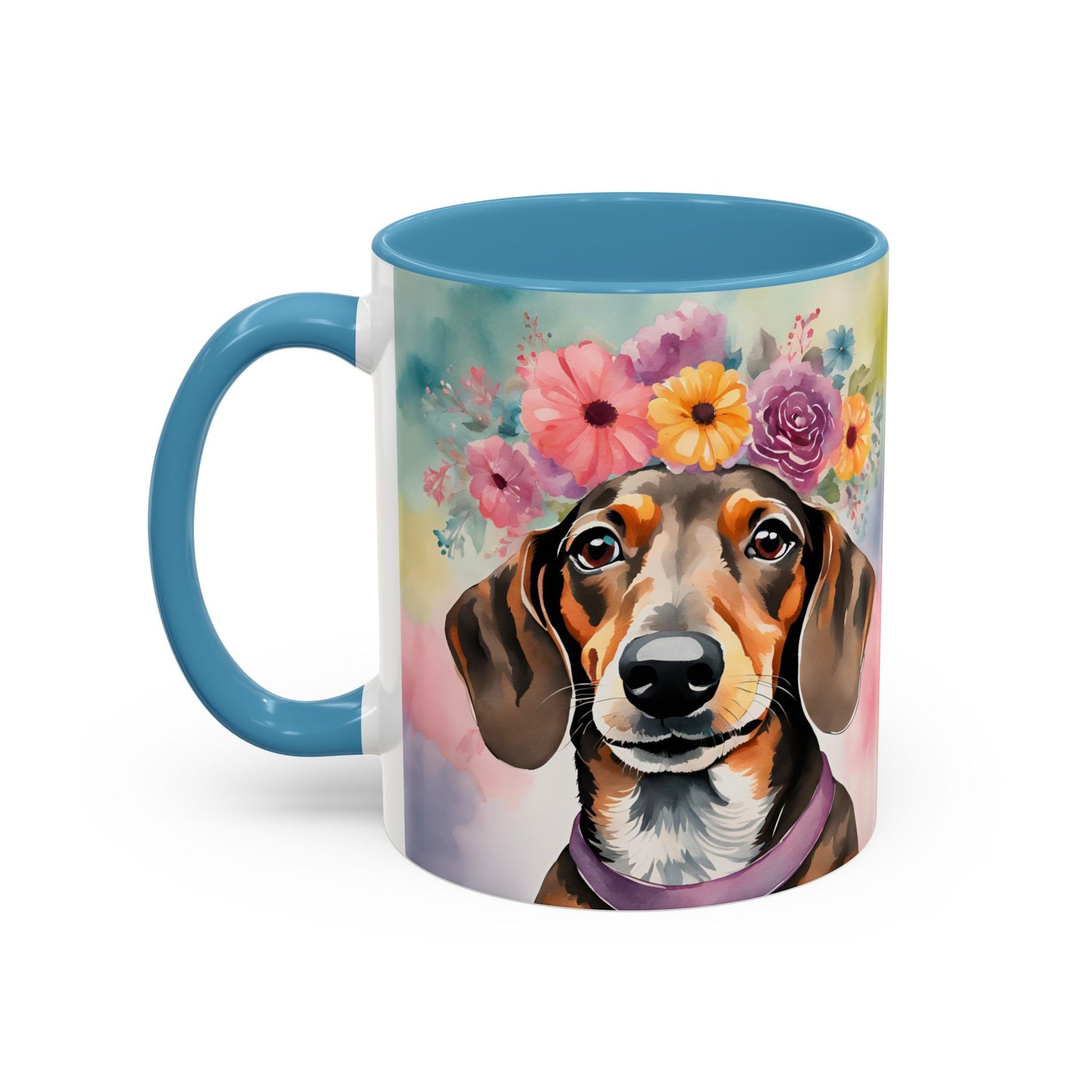 Dachshund 03 Accent Coffee Mug - Dog Lover Gift