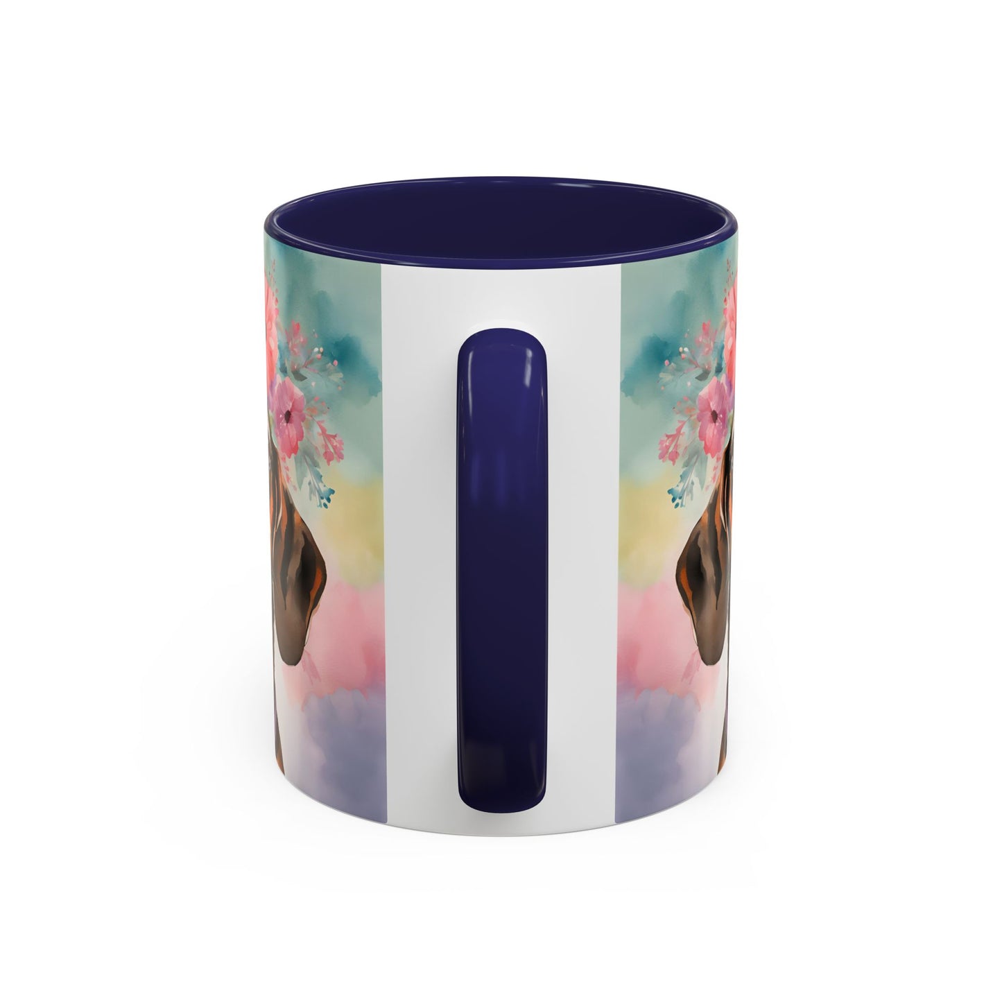 Dachshund 03 Accent Coffee Mug - Dog Lover Gift