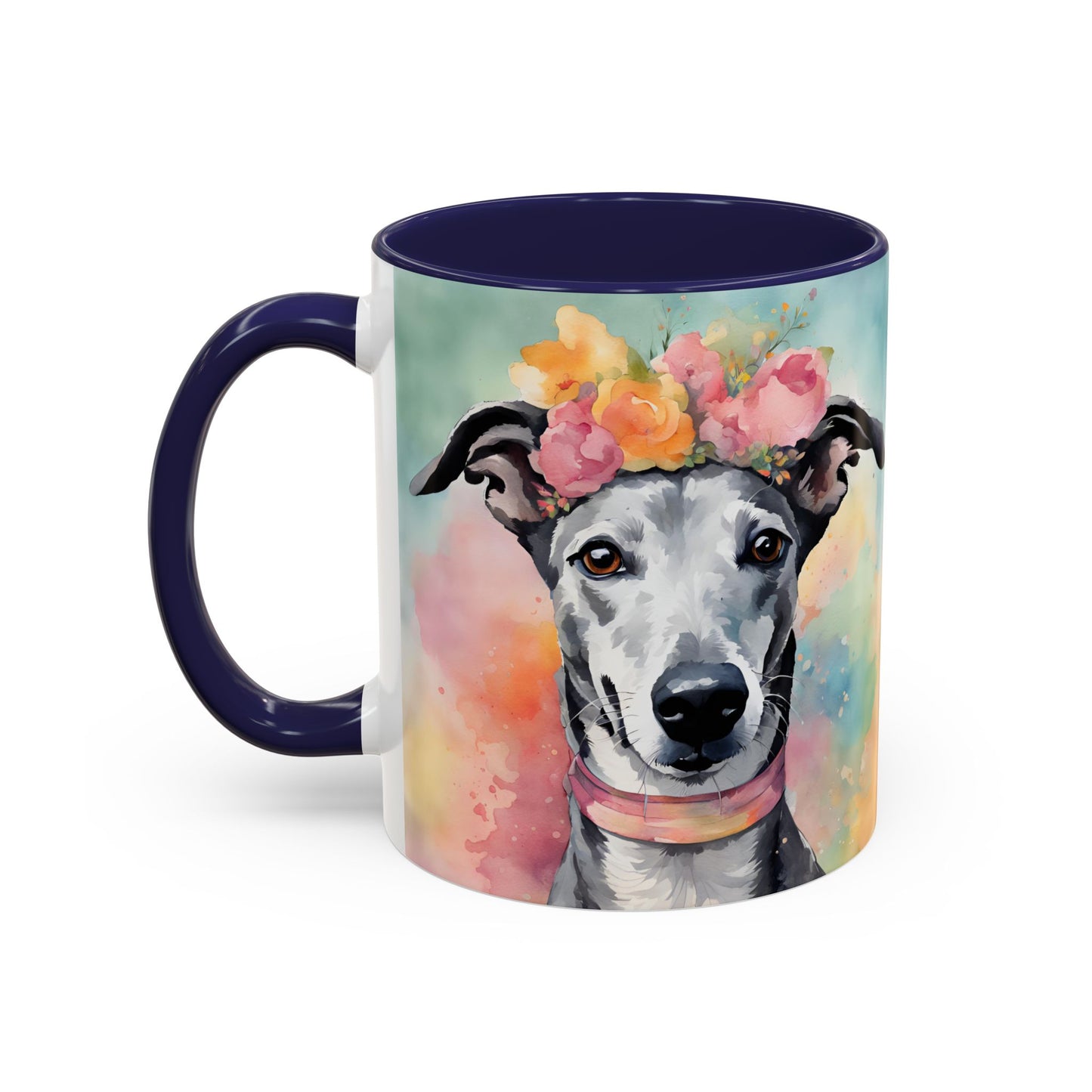 Greyhound 03 Accent Coffee Mug - Dog Lover Gift