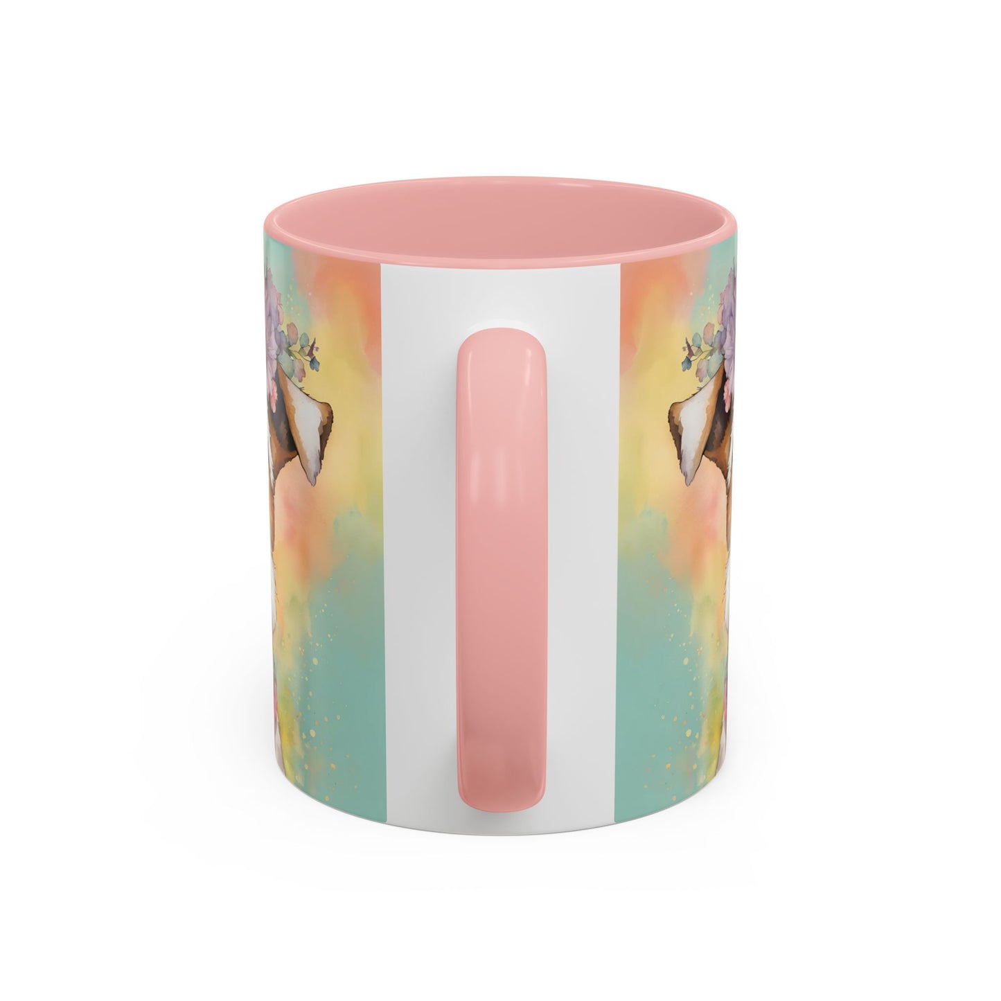 Fox Terrier 01 Accent Coffee Mug - Dog Lover Gift