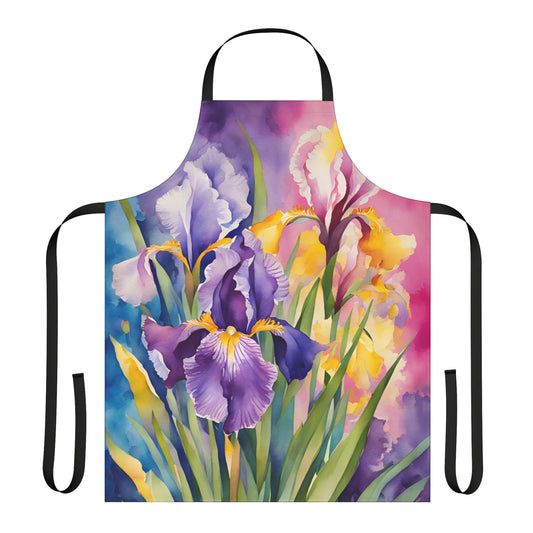 Irises 03 Apron 5-Color Straps