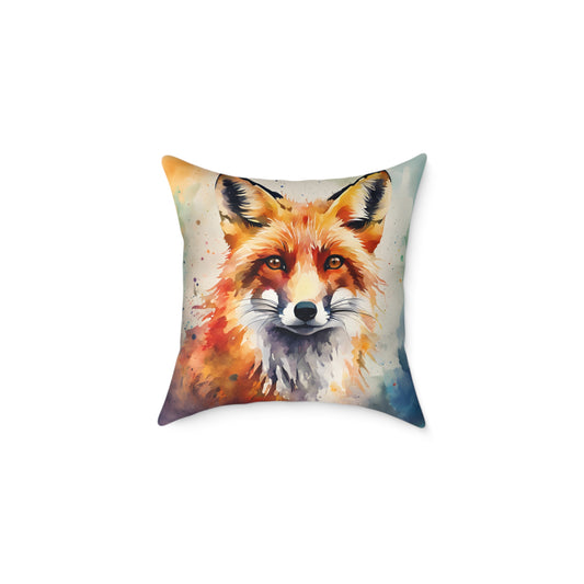 Fox 01 Poly Pillow - Natures Beauty Design